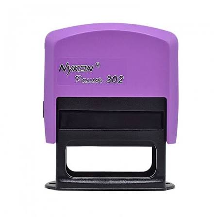 Carimbo automático Nykon 342 roxo